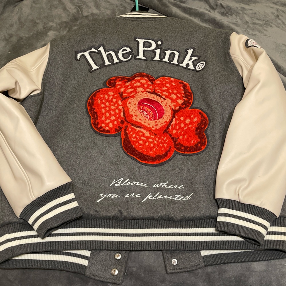 VandyThePink Rafflesia Varsity Jacket